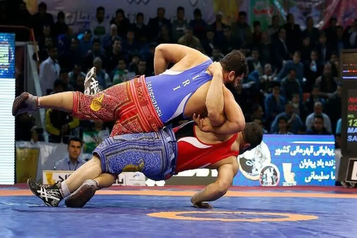 مصطفی نجفی بازوبند پهلوانی آسیا را از آن خود کرد