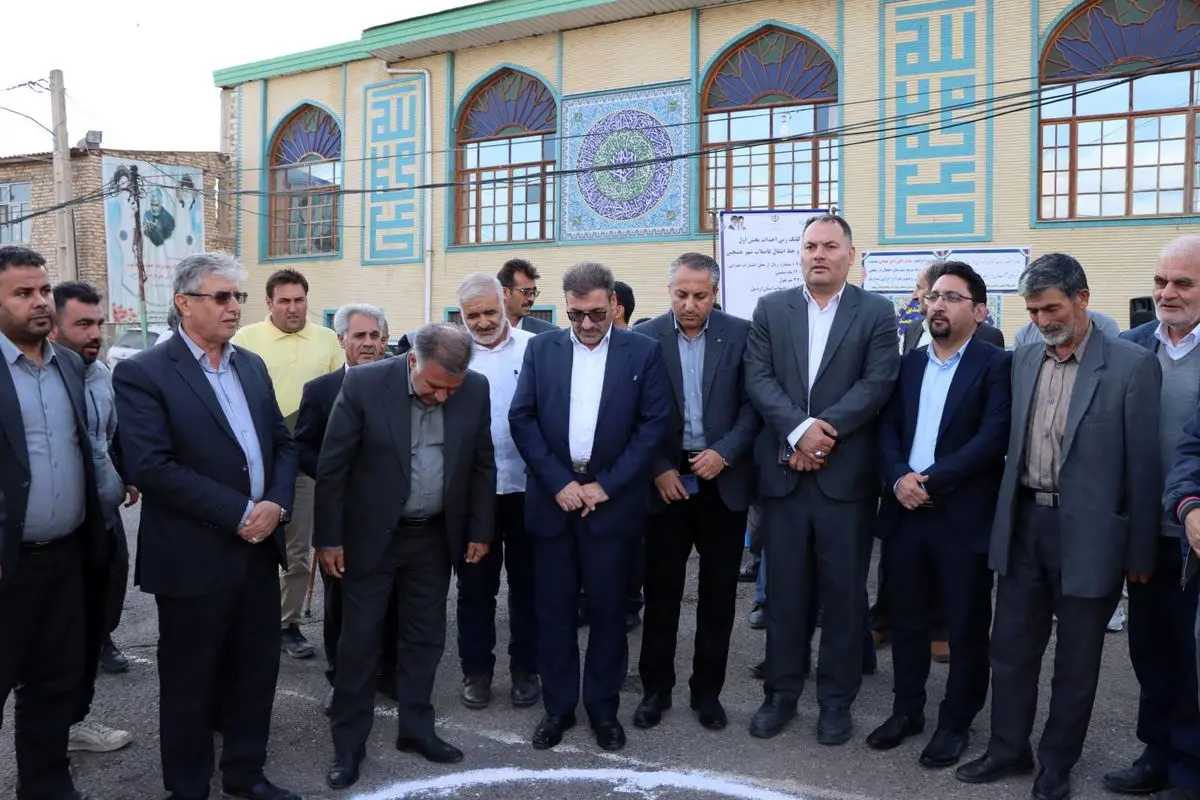 کلنگزنی پروژه جمعآوری و انتقال فاضلاب شهر هشجین
