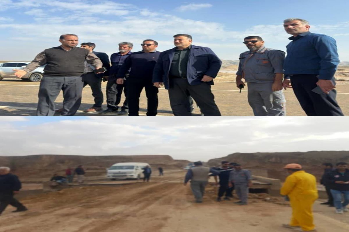 محور ارتباطی مسجدسلیمان هفتکل بازگشایی شد